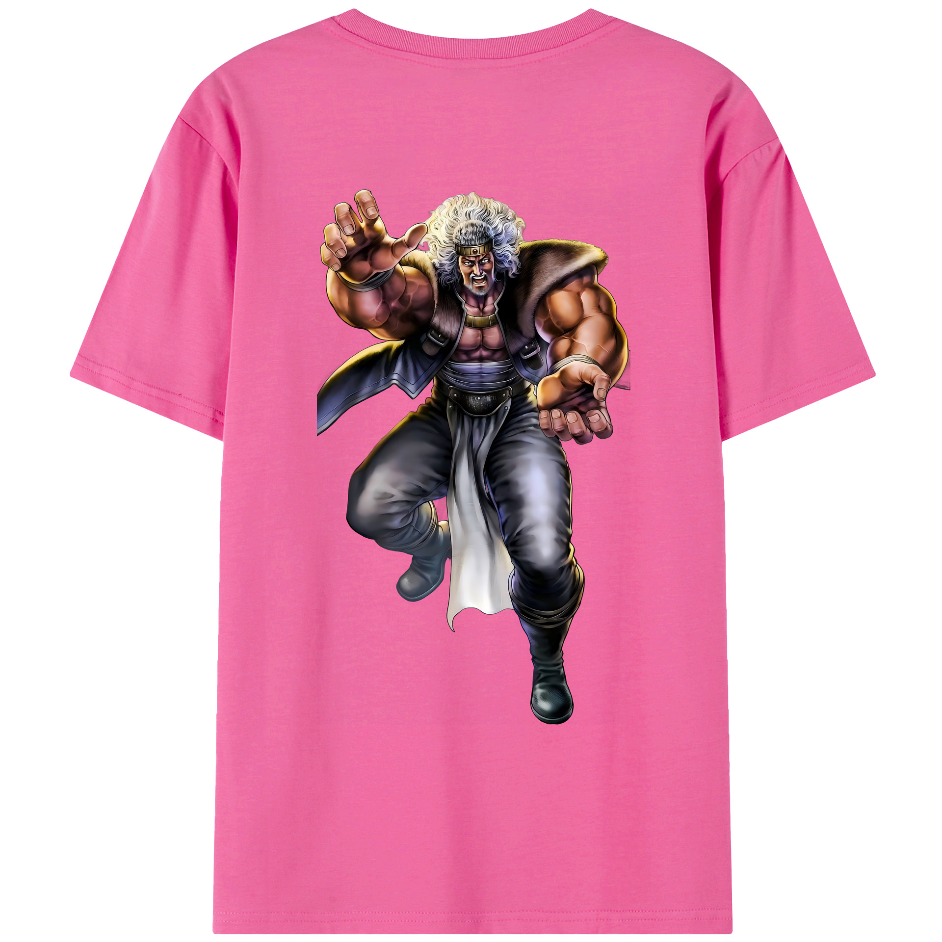 （画像用） 北斗の拳 Fist of the North Star レディース半袖Tシャツ(バックプリント)